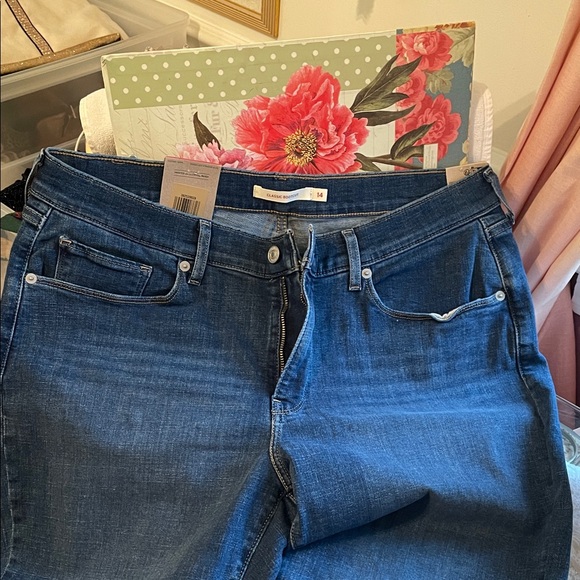 Levi's Women's Bootcut Jeans - Dark Blue 14 short - Picture 6 of 6